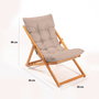 Hanah Home Silla de jardín My006 - Brown